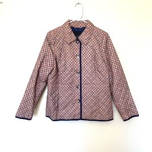 Talbots Navy & Tan Spring Jacket